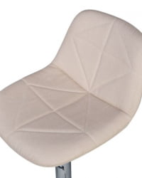 Стул барный ДОБРИН ДИНА (кремовый) 2 шт / DOBRIN DINA