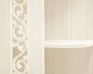 Угловой набор мебели для прихожей Тиффани 1 Сосна Астрид Мелинга Игуана