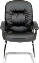 Кресло для посетителя CHAIRMAN 418V PVC Черный