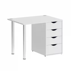 Стол письменный HOME OFFICE VR.SP-3-98.4 Белый Бриллиант