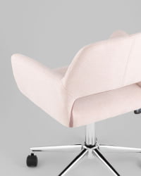 Стул офисный ROSS рогожка светло-розовый