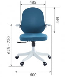 Детское компьютерное кресло CHAIRMAN CH107 ткань розовый (M)