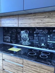 Глянцевый фартук (КОМПОЗИТ) КМ 33 / KM