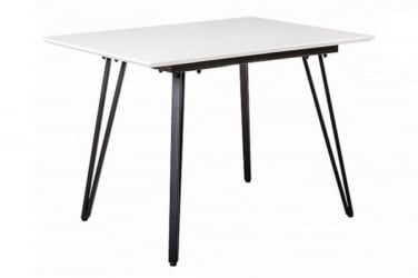 Стол Диего 960*960 Белый со скосом