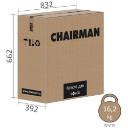 Кресло офисное CHAIRMAN 533 ткань Светло-серый