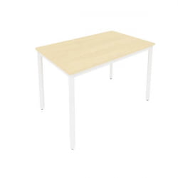 Стол письменный на металлокаркасе SLIM SYSTEM С.СП-4 Клен-Белый