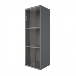 Шкаф средний узкий правый Riva А.СУ-2.4 Пр Серый