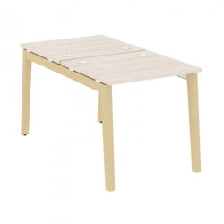 Рабочая станция Оникс Вуд ОВ.Д.РС-2.0.7 Денвер Светлый/Дуб Светлый/Металл Белый 780*1475*750 / OW.D.RS-2.0.7