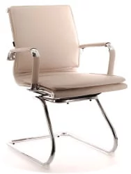 Кресло для посетителей Nerey CF экокожа Бежевый
