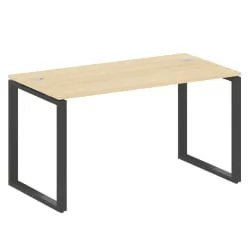 Стол письменный на О-образном м/к METAL SYSTEM БО.СП-3 Акация/Антрацит