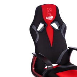 Кресло RUNNER ткань, черный/красный, 2603/ 08/ 12