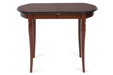 Стол раскладной Modena (MD-T4EX) дерево гевея/мдф, 100+29х75х75 см, MAF Brown