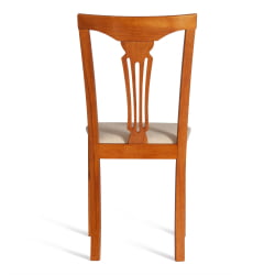 Стул Гермес/ Hermes дерево гевея, 43х49х94см, Espresso, ткань бежевая (S178-4)