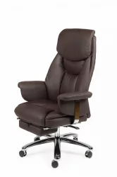 Кресло офисное Парламент H-2021-322 Темно-коричневый