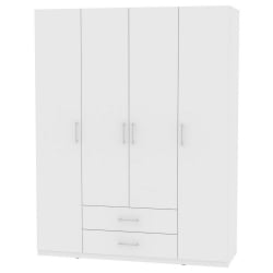 Шкаф распашный R-230х180х60-2(Белый)