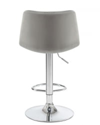 Стул барный ДОБРИН ТАИЛОР (серый велюр (МДЖ9-75)) 2 шт / DOBRIN TAILOR (MJ9-75))