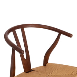 Стул ВИСХБОНЕ (мод.CБ2212) дерево вяз, 57*50.5*79.5, Темный Орех (№5) / WISHBONE (mod.CB2212)