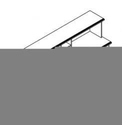 Стойка ресепшен РМС 200 Бук тиара / RMS