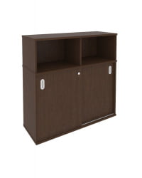 Шкаф-купе приставной Метал Сйстем Б.ШК-3 Венге/Белый / Metal System