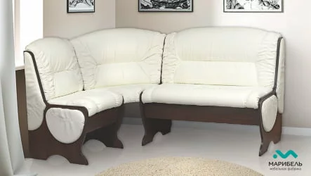 Уголок для маленькой кухни Венге/Ткань Classic беж