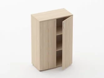 Шкаф средний закрытый Глассй 6.12.131 Орех / Glassy