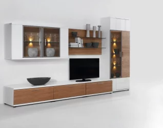 Шкаф-витрина Корано Бм.Кор-02 правый Ольха