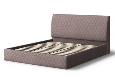 Кровать Хилтон, 2000 x 1200 мм, кофе