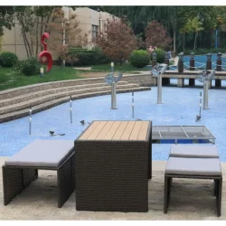 Диван для балкона S330A-W63 Brown