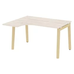 Стол эргономичный левый ONIX WOOD OW.SA-3(L) Денвер Светлый/Светлый
