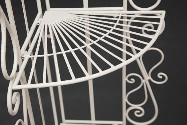 Этажерка угловая Secret De Maison 001 стальной сплав, 50х35х160см, butter white