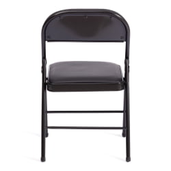 Складной стул FOLDER (mod. 3022G) каркас: металл, сиденье/спинка: экокожа, 46.5 х 47.5 х 79 см, black (черный) / black (черный)