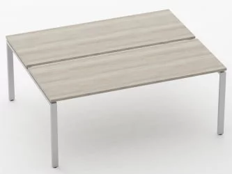 Письменный стол для двоих Deka П-обр. каркас 7.145.18 Дуб Сантана светлый