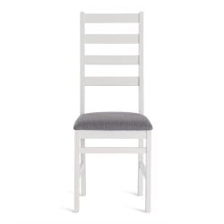 Стул SWEDEN Многослойная фанера, 41*40*99 см, white, ткань темно-серая (150)