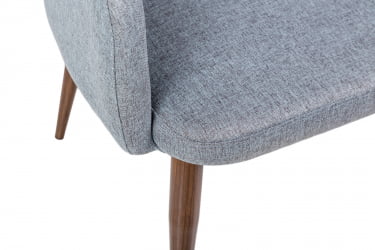 Стул с подлокотниками Ledger Сканди Грей Торех