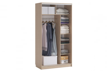Шкаф-купе ясень Рио 1-600 Амели SK-04R30 дуб млечный