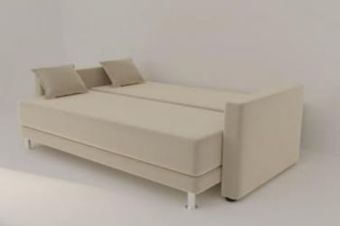 Диван прямой Сальтвик (Берхоусе) Цвет фасада: Левис 09 велюр; Тип: Прямой; Материал фасада: Металл/Велюр / (Berhouse)