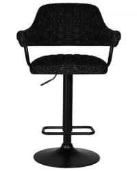 Стул барный DOBRIN CHARLY BLACK (черный твид (LEO18)) 2 шт