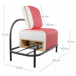 Диван Gawaii Д Dark grey