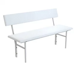 Банкетка со спинкой (цветной кожзам)