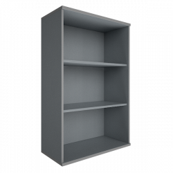 Стеллаж средний широкий Riva А.СТ-2 Клен/Металлик