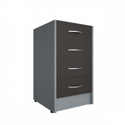 Каркас тумбы А.ТП-4 Riva А.ТП-4К1 Венге/Металлик