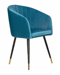 Стул обеденный DOBRIN MARY Морская волна велюр 1922-7