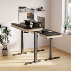 Стол для компьютера c электрической регулировкой по высоте и 2 ящиками EUREKA ERK-ED-I47-OG