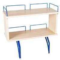 Полка задняя двухъярусная Polka_zz 1/750 (Polka_zz 7/750) Яблоня Синий