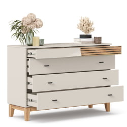 Комод 1200 Нильс ЛД 423.050.000 Кашемир/Дуб Тортуга