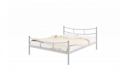 Кровать 120 на 190 София plus 1200х1900 Белая