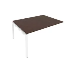 Проходной наборный элемент переговорного стола Metal System Б.ППРГ-4 Венге/Белый