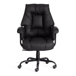 Кресло руководителя BROOKLYN кожзам, черный