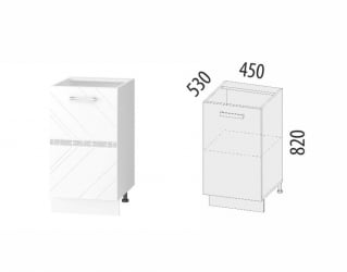 Напольный шкаф (лев/прав) Бьянка 102.72