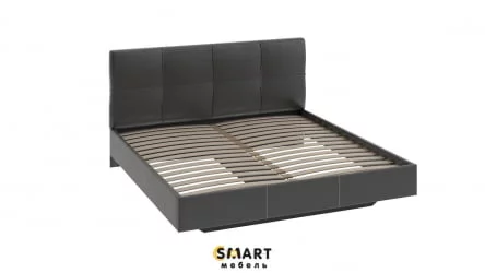 Кровать Элис с мягкой обивкой  тип 1 Темная